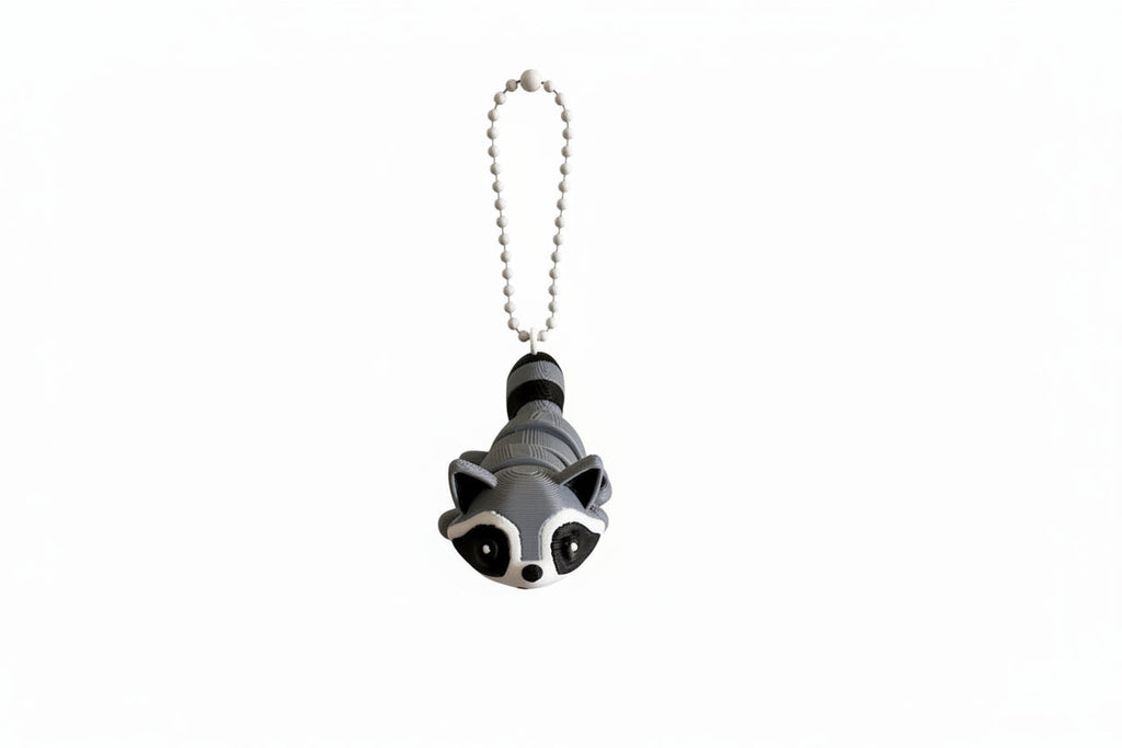 Rocco the Raccoon Keychain