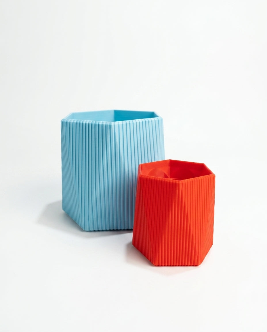 The Hex-Flute – 3D Printed Geometric Planter