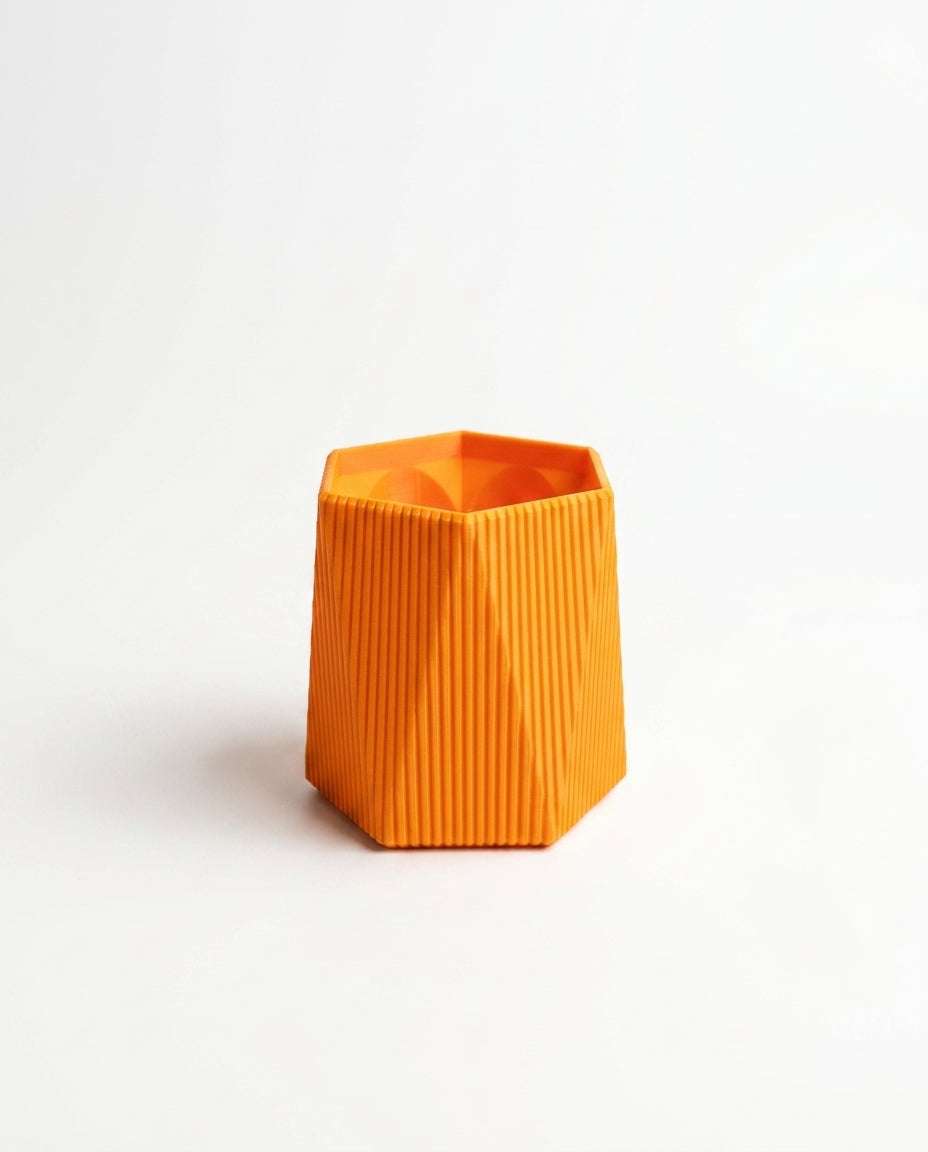 The Hex-Flute – 3D Printed Geometric Planter