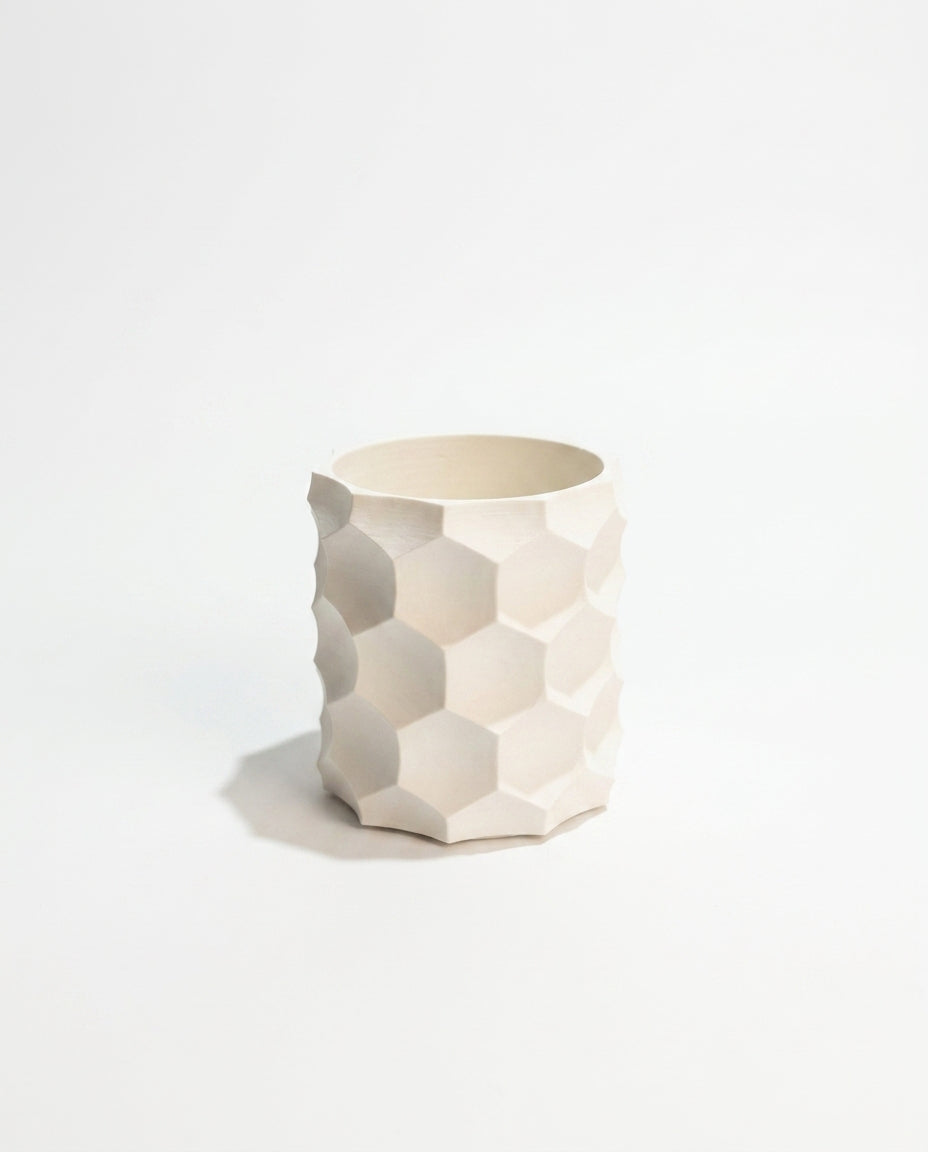 The Honeycomb Glow – 3D Printed Geometric Planter