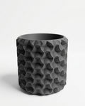 The Solstice – 3D Printed Geometric Planter (Black)