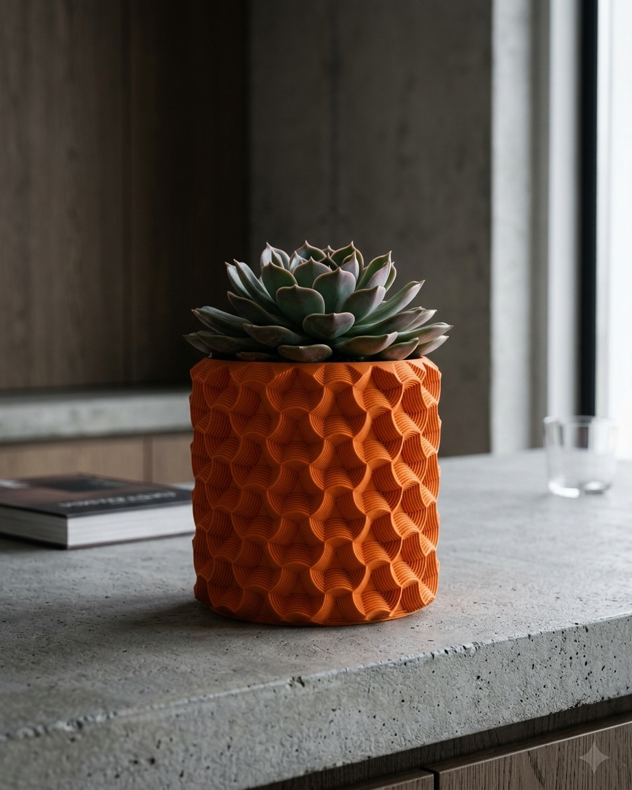 The Solstice – 3D Printed Geometric Planter