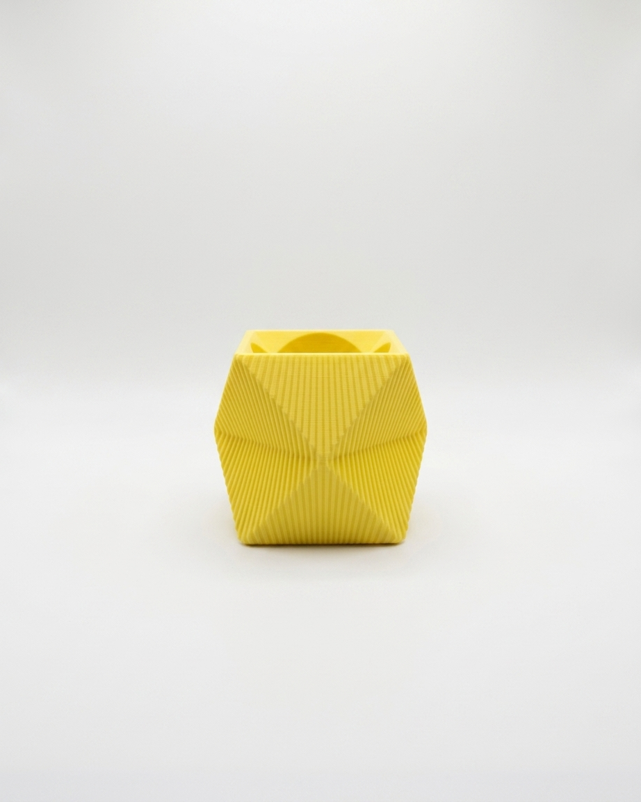 The Vector Ridge – 3D Printed Geometric Planter